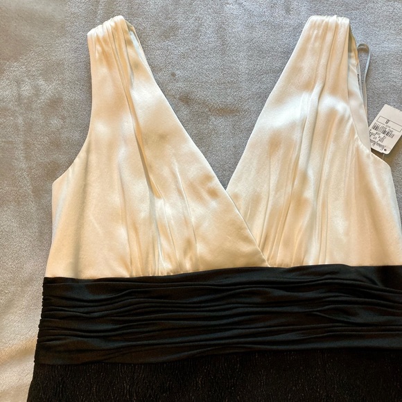 Kay Unger Satin Evening Dress with Cropped Jacket - Picture 7 of 15